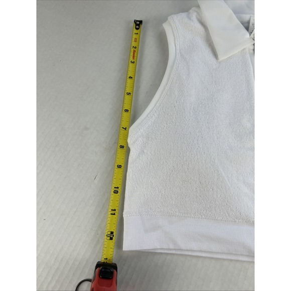 Offline By Aerie Sleeveless Crop Top Built In Bra V‎ Neck 647 - Picture 7 of 9